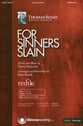 For Sinners Slain SATB choral sheet music cover